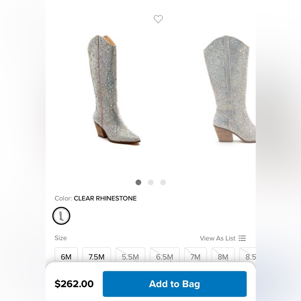 Matisse Nashville Rhinestone Western Boots 7